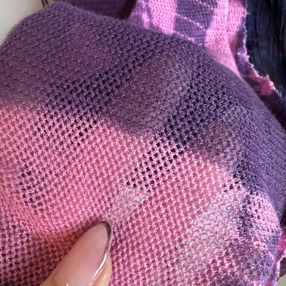 Free People RARE Womens XS MixedMedia Sheer Keyhole Back Tank Top Witchcore READ - Picture 10 of 12